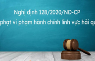 QUY ĐỊNH MỚI VỀ XỬ PHẠT VI PHẠM HÀNH CHÍNH TRONG LĨNH VỰC HẢI QUAN